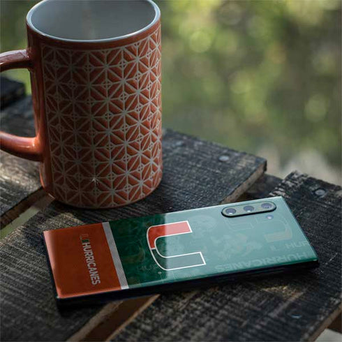 University of Miami U Hurricanes Galaxy Note 10 Skin